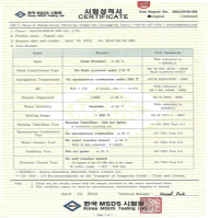 Macsumsuk independent lab analysis certificate